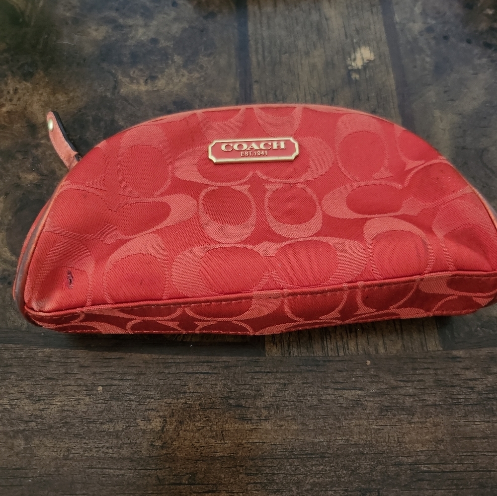 Coach cosmetic bag